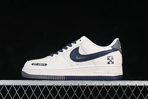 All Categories Nk Air Force 1 Air Force Series Nk Air Force 1 Low Air Force Low Nike Air Force 1'07 Low Joint Double Beige Gray Blue Air Force 1 Low-top Casual Sneakers QW5836-026